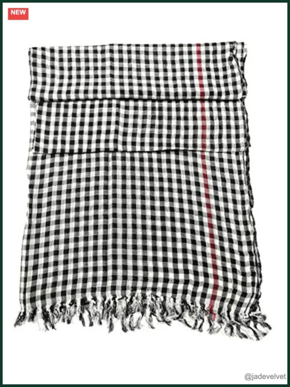 Unisex Cotton Scarves - 100% Yarn-Dyed Cotton - Lightweight - Machine Washable